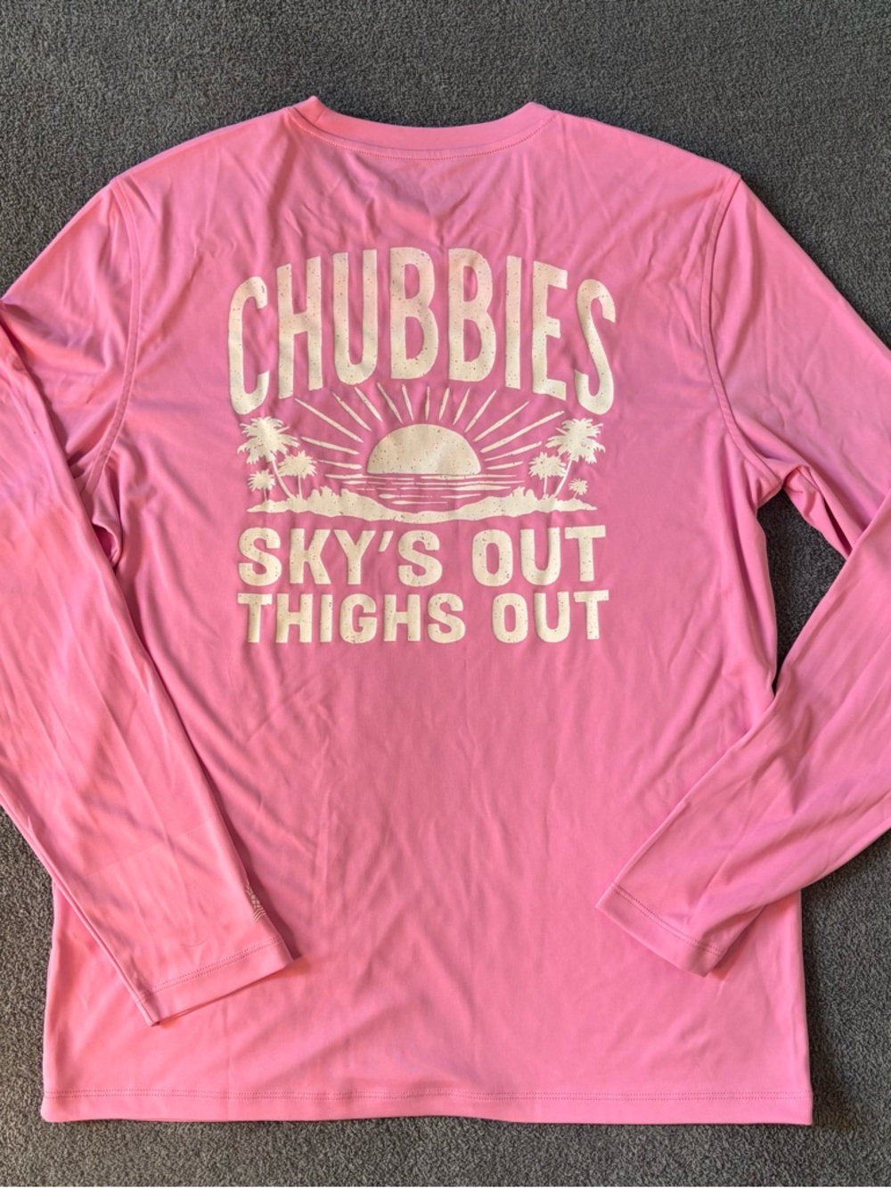 Men's Chubbies Sun Crewneck Long Sleeve T-Shirt